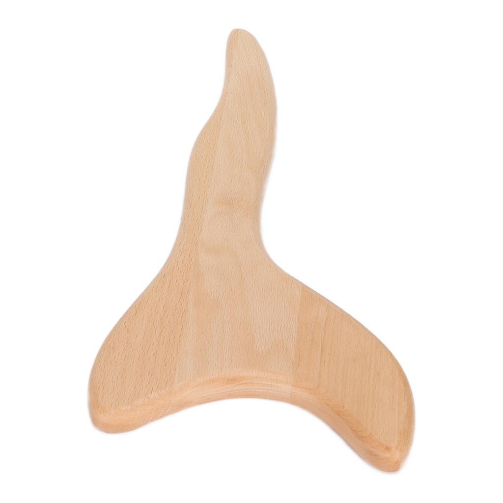 Beech Scraping Board Exquisite Wooden Guasha Massage Tool for Neck Body Meridian