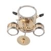 Miniature Musical Instrument Replica Drum Set Ornament Drummer Gift