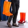 Wear-resistant Rain Boots  Wellies High Farming Long  Shoes Designer Waterproof Rainy Day Fashion Without Lacing