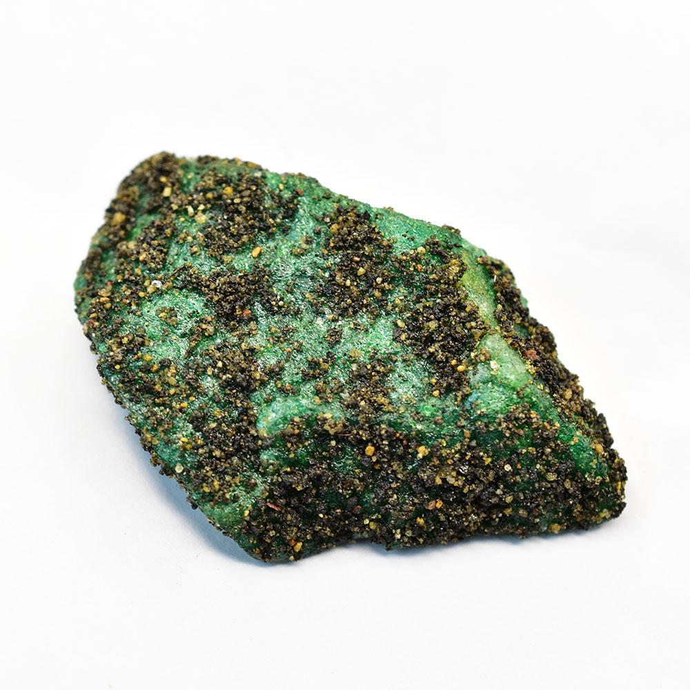 

346 Ct Green Emerald NATURAL Certified Rough Loose Gemstone For Collection 78.6 mm зелений