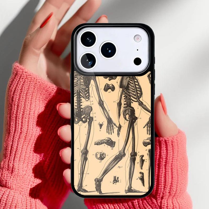 Medical Human Anatomy Phone Case for iPhone 17 Air 16e 15 14 13 Pro Max Back Cover for 12 11 Pro Coque