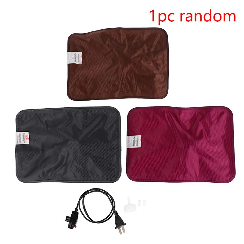 Eu/Us Plug Rechargeable Electric Hot Water Bottle Reusable Hand Warmer Heater Bag For Winter Hot Water Bottle Random Color