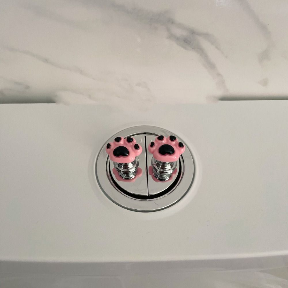 

Fashion Labor-saving Toilet Flush Button Cute Portable Toilet Lid Lifter Toilet Press Switch Tool