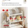 Light Luxury Carbon Steel Kitchen Dish Drying Rack