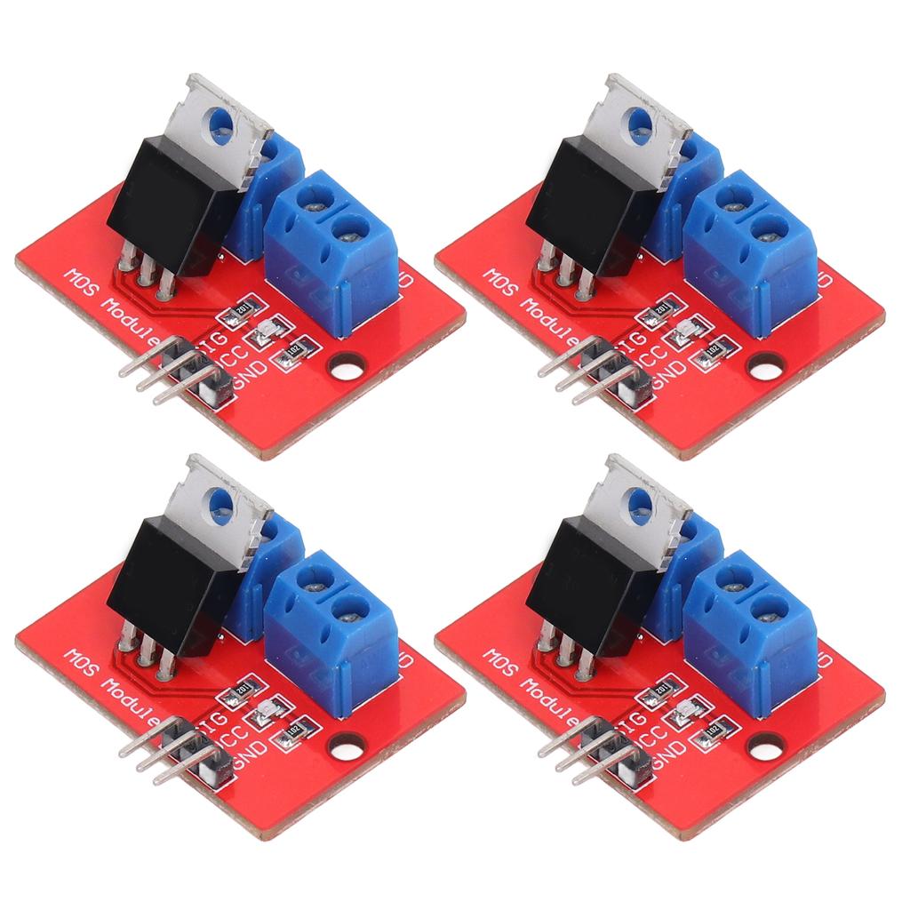 4 Stück Treiber-Modul MOS-Treiberplatine Zubehör-Set Kit für Raspberry Pi 0–24V