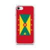 Phone Case – Grenada Flag – Compatible iPhone 8 – Soft Case – Resistant and Shockproof - Silicone - Pixelforma