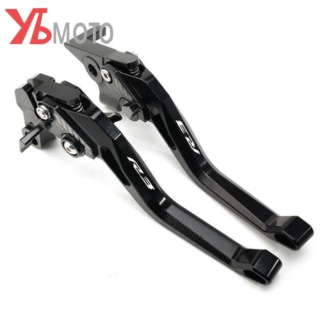 YZF-R3 Brake Lever Motorcycle Accessories For YAMAHA R3 YZFR3 2015-  2022 Aluminum Adjustable Brake Clutch Levers
