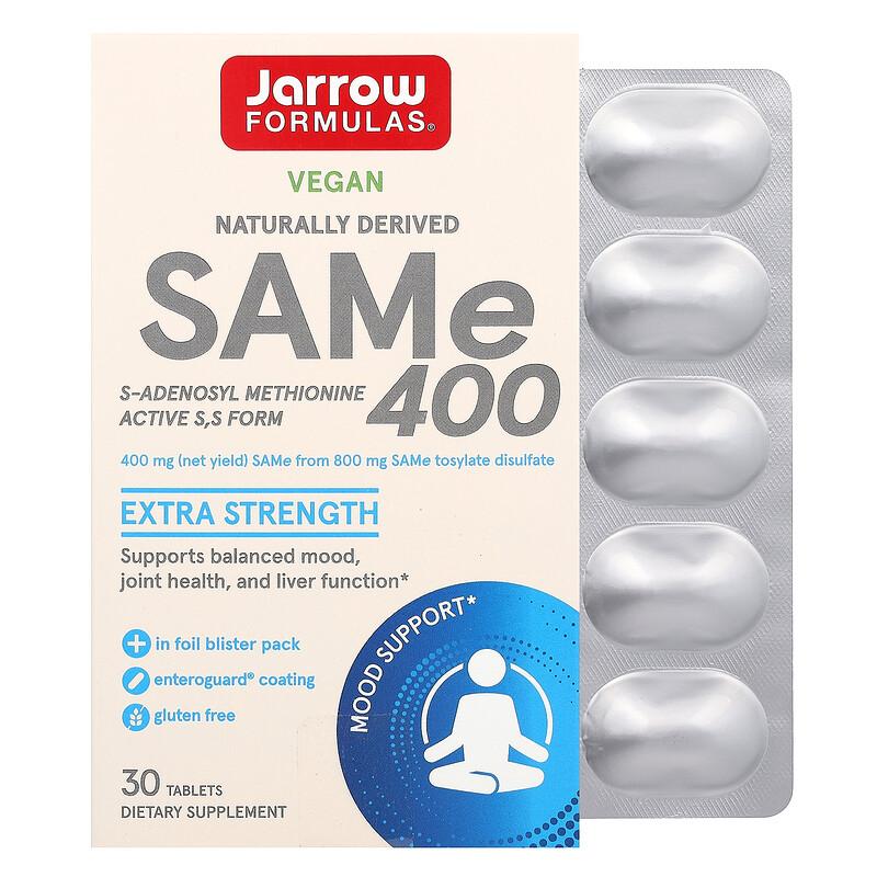 SAMe 400, 400 mg, 30 Tablets