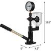 6000PSI Diesel Fuel Injector Tester Dual Scale Gauge Engine Fuel Test Tool Diesel Injector Nozzle Pop Pressure Tester
