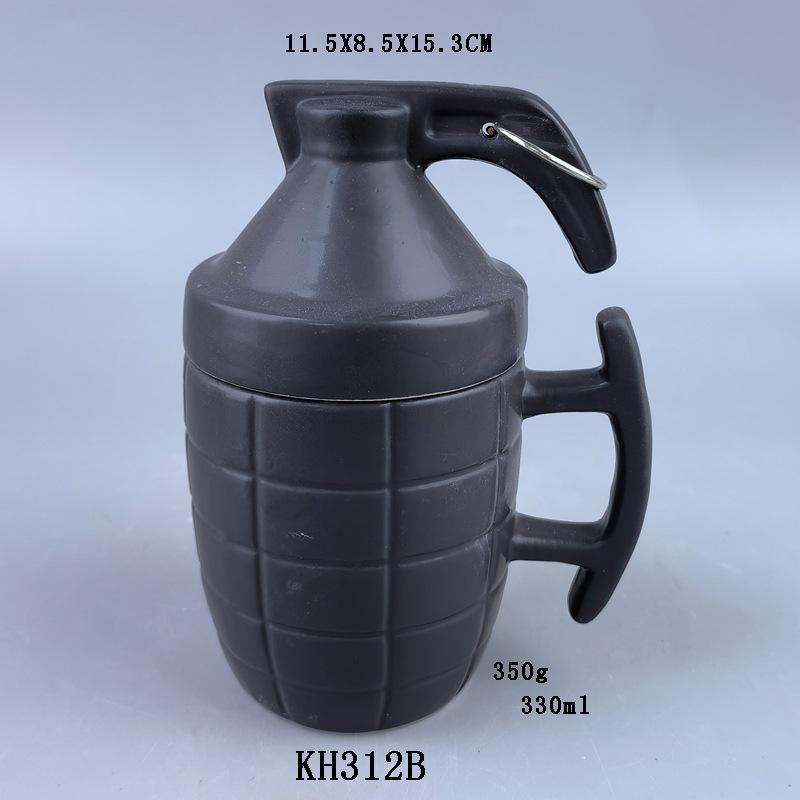 

Модная и креативная кружка-граната 3D бомба керамическая кофейная чашка граната чашка для воды подарок 301-400ml