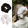 Lacy Hair Tie Elastic Scrunchies French Hair Rings for Elegant Updos Suitable for Long Hair