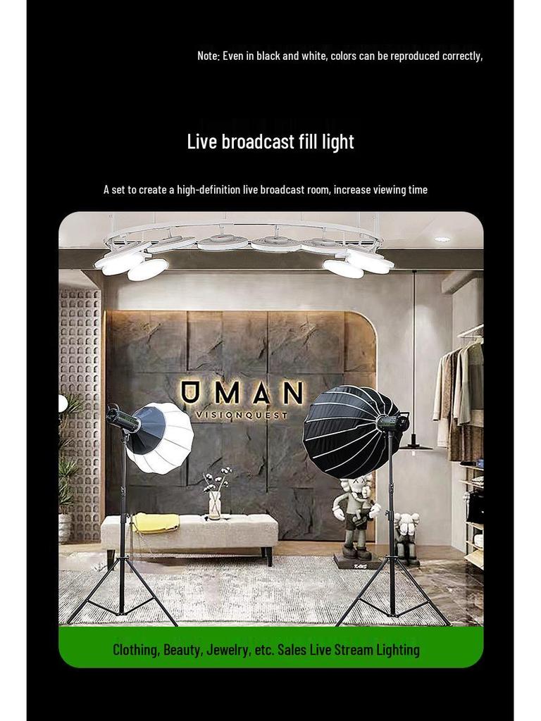 200W Cross-Border Soft Light: Live Streaming & Photography Lighting