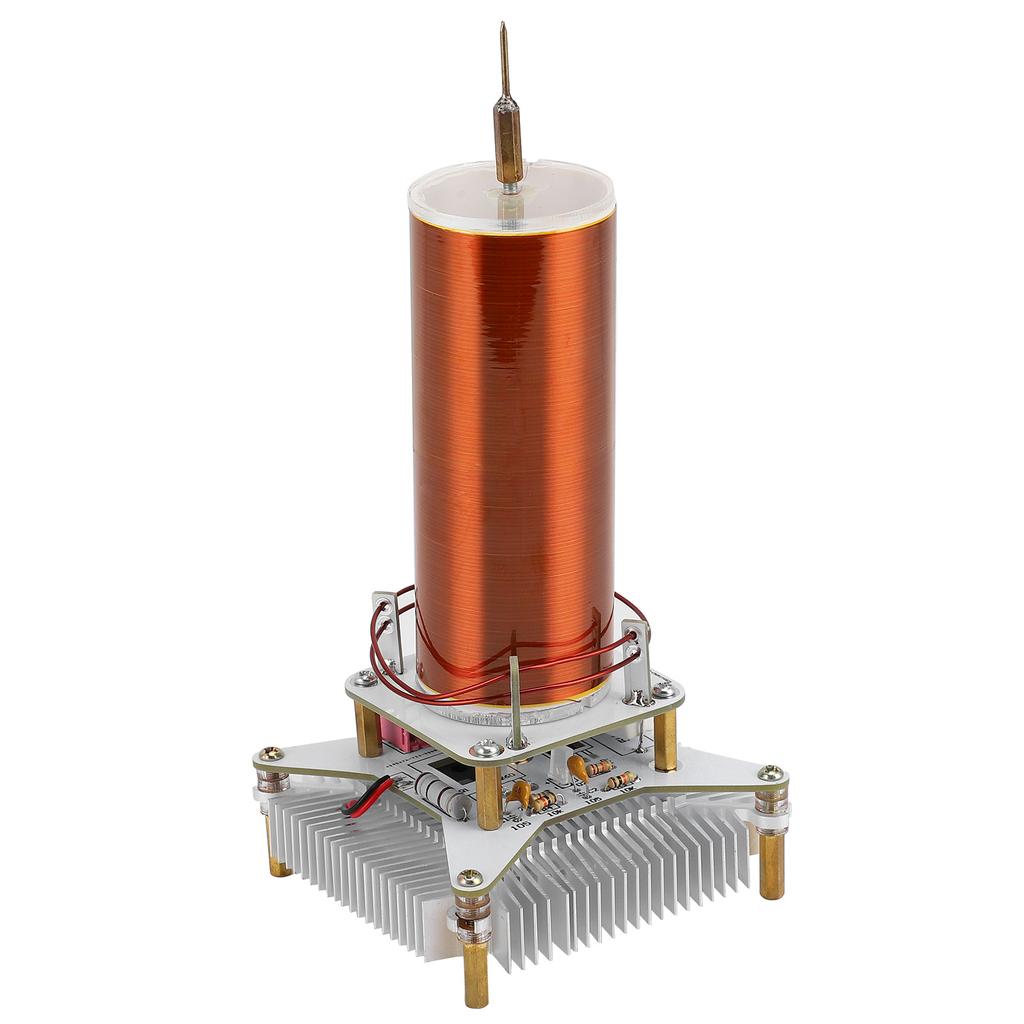 Music Tesla Coil Plasma Speaker Wireless Transmission of Sound Solid Power Supply DIY Kit