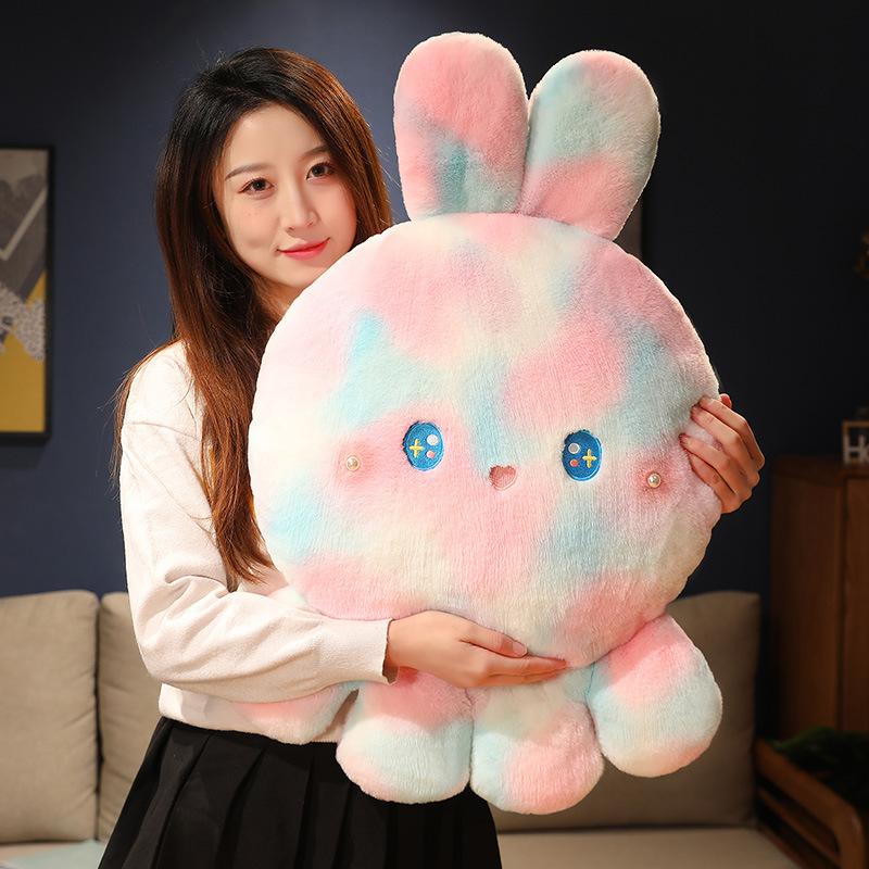New Gradient Octopus Push Pillow Plush Toy Creative Cute Doll Birthday Gift