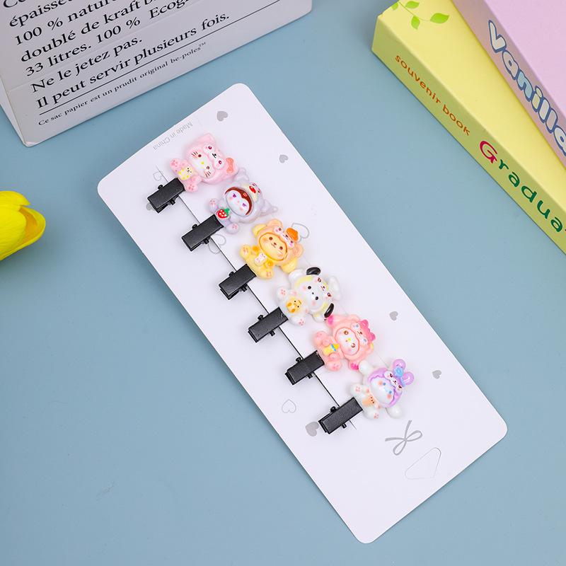 Creative 3D Cartoon Resin Hair Clips & Decorative Patches DIY Accessories