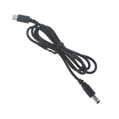 12V Schnellladekabel Typ C Stecker zu DC5,5mm Rundanschlusskabel Schnellladekabel Geeignet für Monitore Lautsprecher