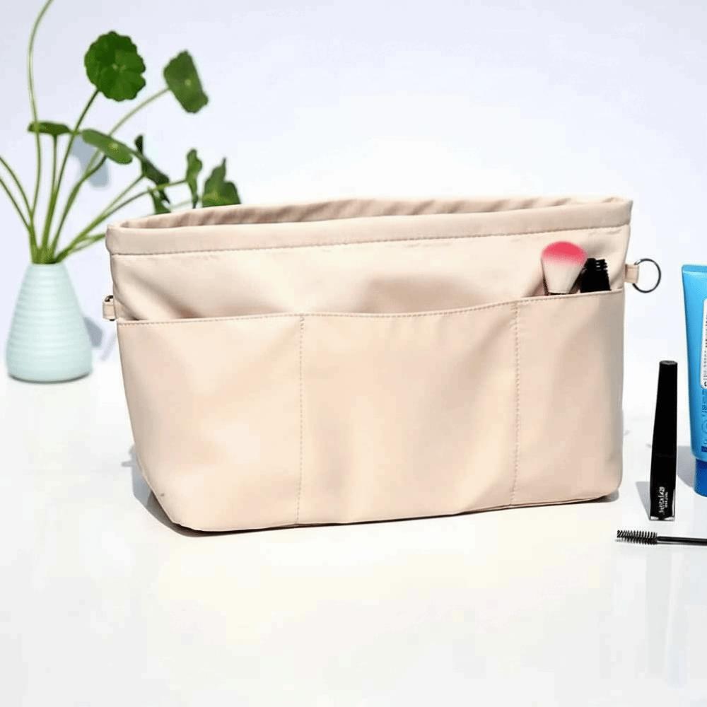 S vložkou na zip Úložné tašky Vnitřní taška Vintage Kabelka s více kapsami Materiál na výrobu tašek