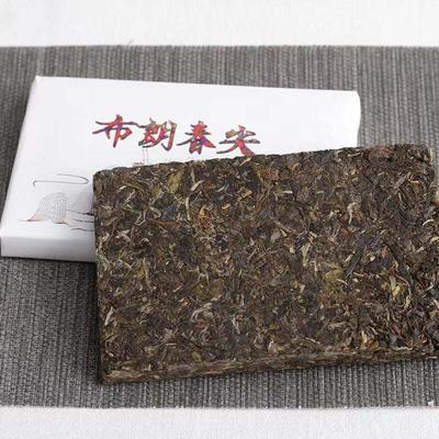 200g Yunnan Puerh Surový Čaj Cihla Bulangchunjian Čínský Pu'er Zelený Čaj