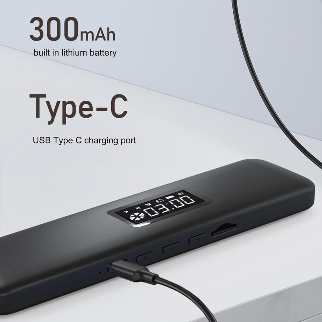 Pillow Speaker Wireless Bluetooth Pillow Speaker Manual Volume Control Timer Function Bone Conduction Stereo Bass for Office