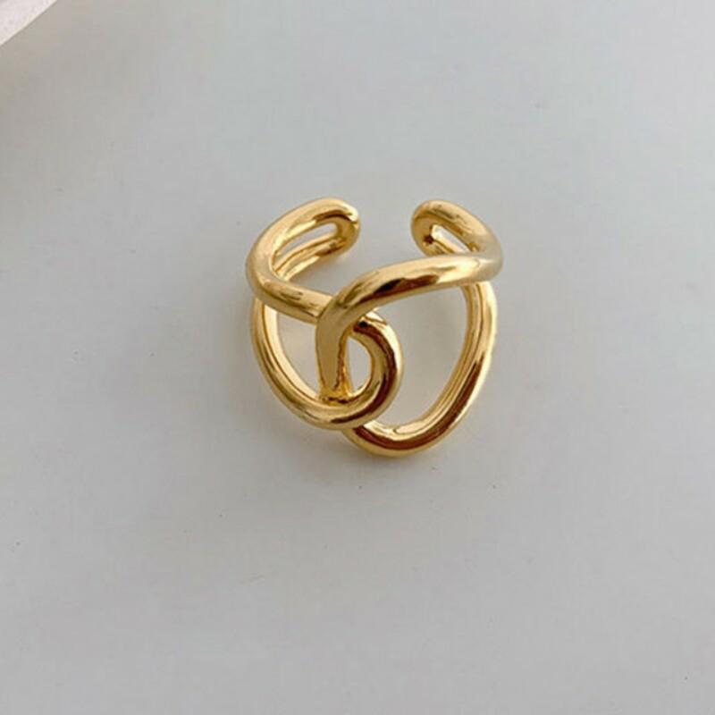 Minimalism 925 Sterling Silver Finger Rings for Women Couple Vintage Cross Winding Party Jewelry Gift Prevent Allergy