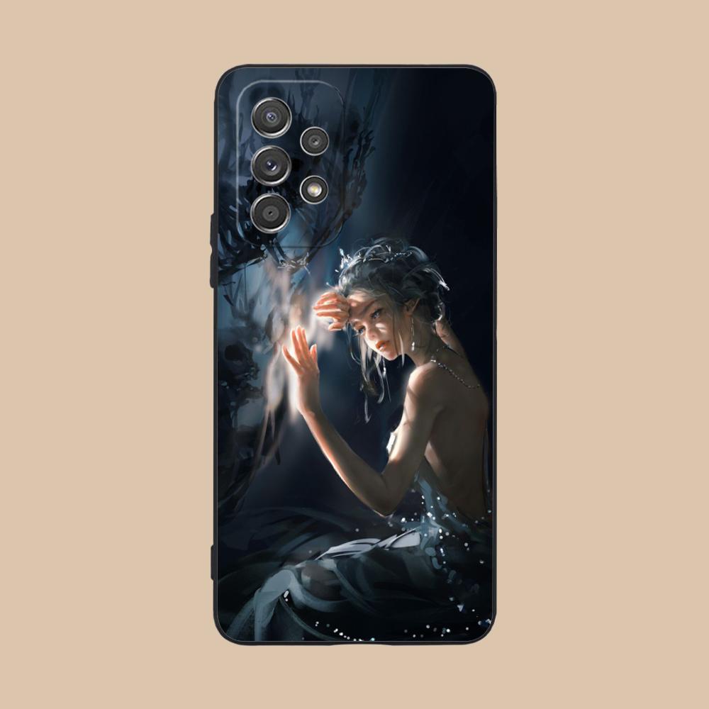 

Anime Ghostblade Mobile Phone Case for Samsung Galaxy A56 55 54 53 52 51 36 35 34 23 16 15 5G Colorful Cover Smartphone Luxury Galaxy A51 5G