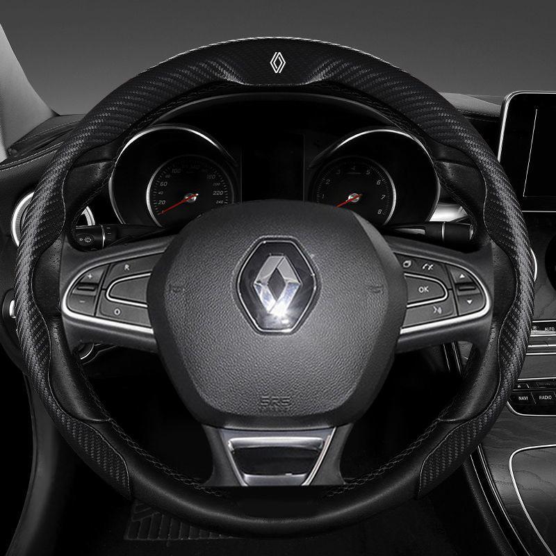 2026 Caliente Para Tapacubos Renault Funda para Volante de Coche Para Renault Scenic Clio Laguna 2 3 4 5 Kangoo Fluence Megane Trafic Talis