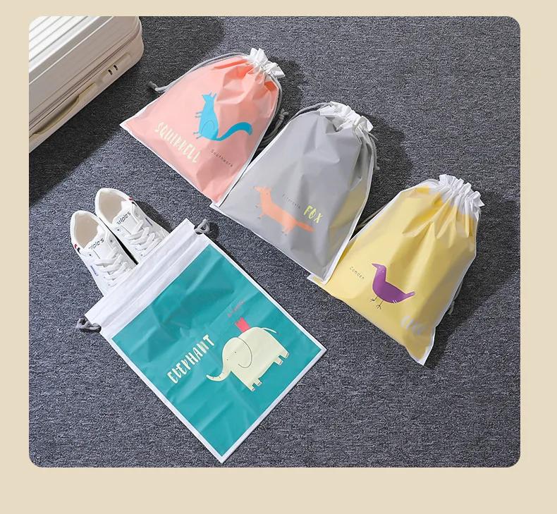 Waterproof Drawstring Double Layer Drawstring Bag Drawstring Travel Buggy Bag Shoes Underwear Underpants Dirty Clothes Storage