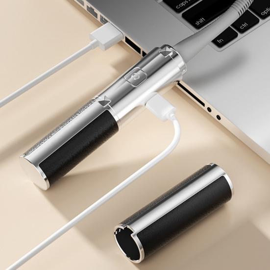 2-In-1 Electric Heated Eyelash Curler Eyebrow Trimmer LED Display 3 Temperature Rechargeable Quick Heating Portable Eye Lashes Curling Tools