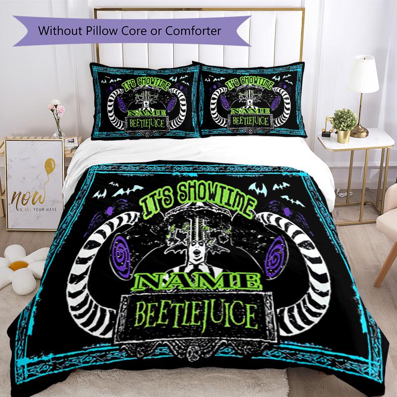 Warner Bros. Film (9) Set Biancheria da Letto Personalizzabile con Nome Copripiumino Traspirante con Federe Decorazione per la Casa Regalo di Compleanno