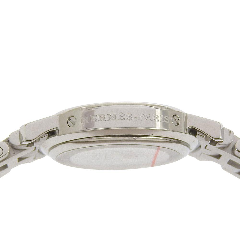 HERMES Clipper Watches CL4.210 BrownDial Stainless Steel Quartz Analog display Women Used