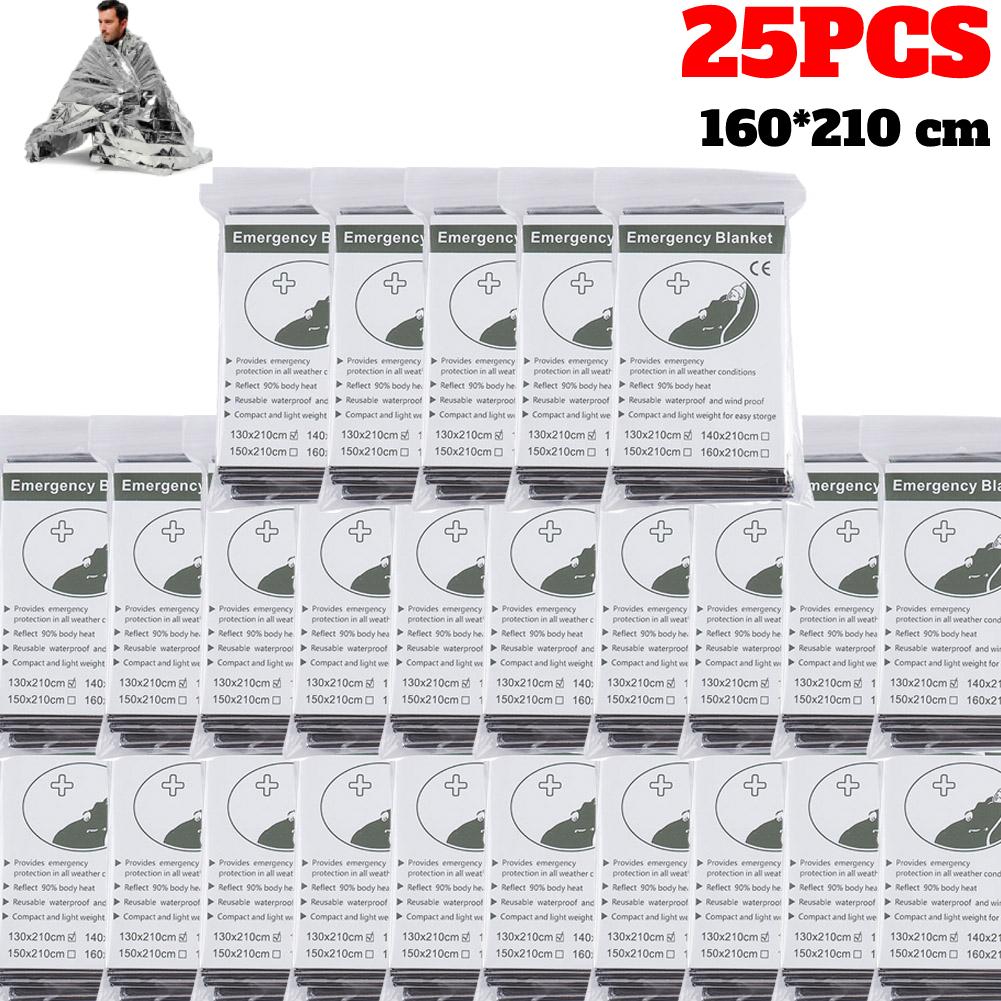 30/1ST Nödräddningsfilt Utomhus Överlevnad Första Hjälpen överlevnadsfilt Militär Räddningsutrustning Räddningsfolie Värmefilt