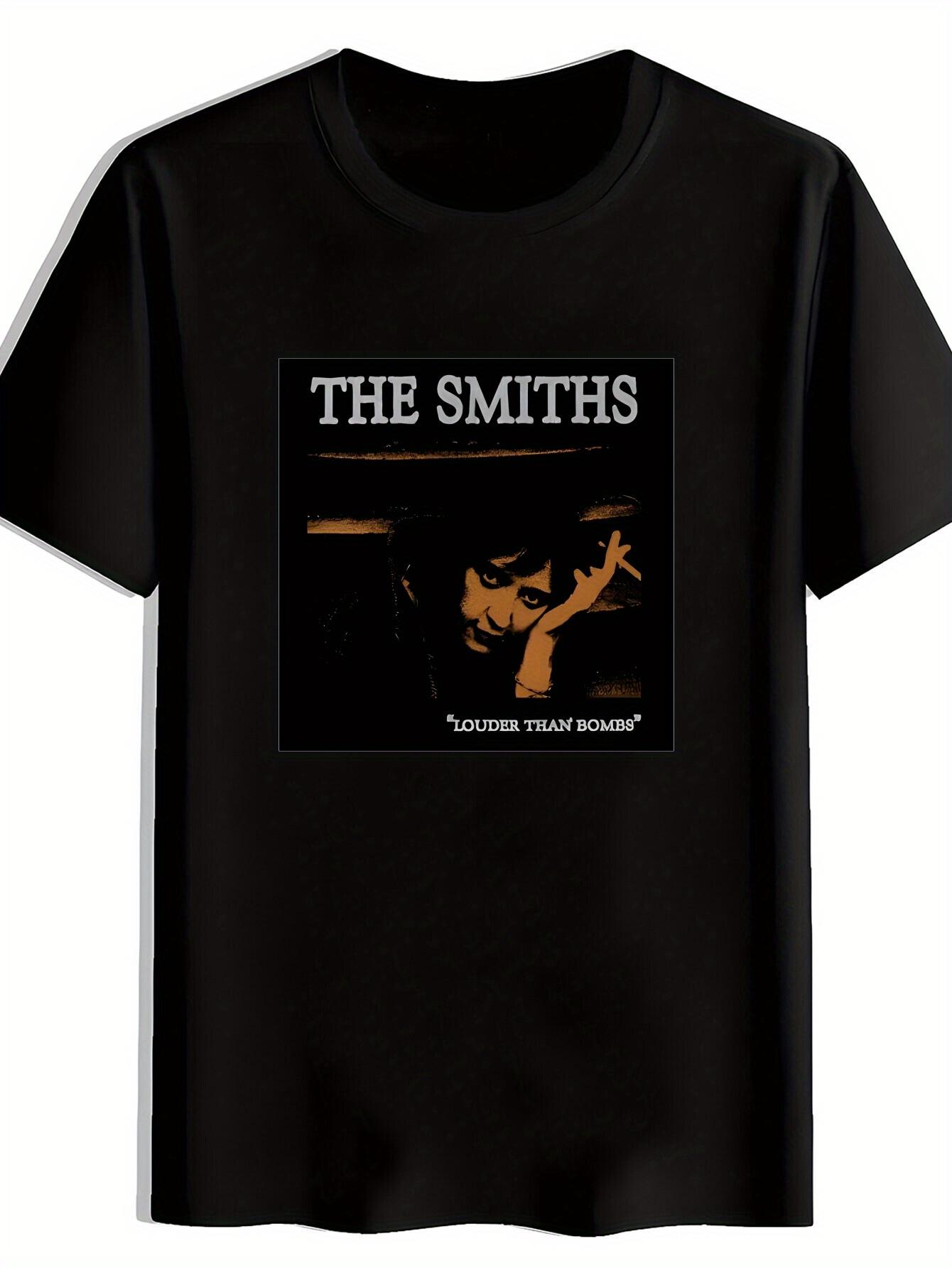 

Vintage Rock Band Graphic T-shirt - The Smiths & Morrissey Print Short Sleeve Tee XXXL