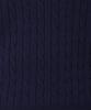 Mishmash Short Sleeve Cable Knit Sweater with Perfect for Office Casual or Basic and Navy Women's Brooch, Outings, Simple,