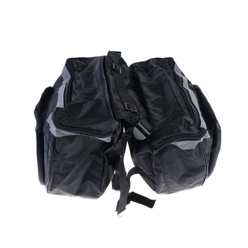 Bike Rear Seat Bag Rear Luggage Rack Large Capacity Waterproof Double Side Pannier Bag Bike Rear Seat Tail Bag Bike Accessories
