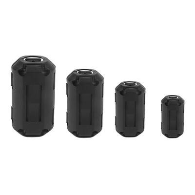25 Stück Aufsteckferrit 3,5mm/5mm/7mm/9mm Ferritkernring Klemmsatz Aufsteckkabelverbinder Entstörung Toroidale Aufsteckklemme