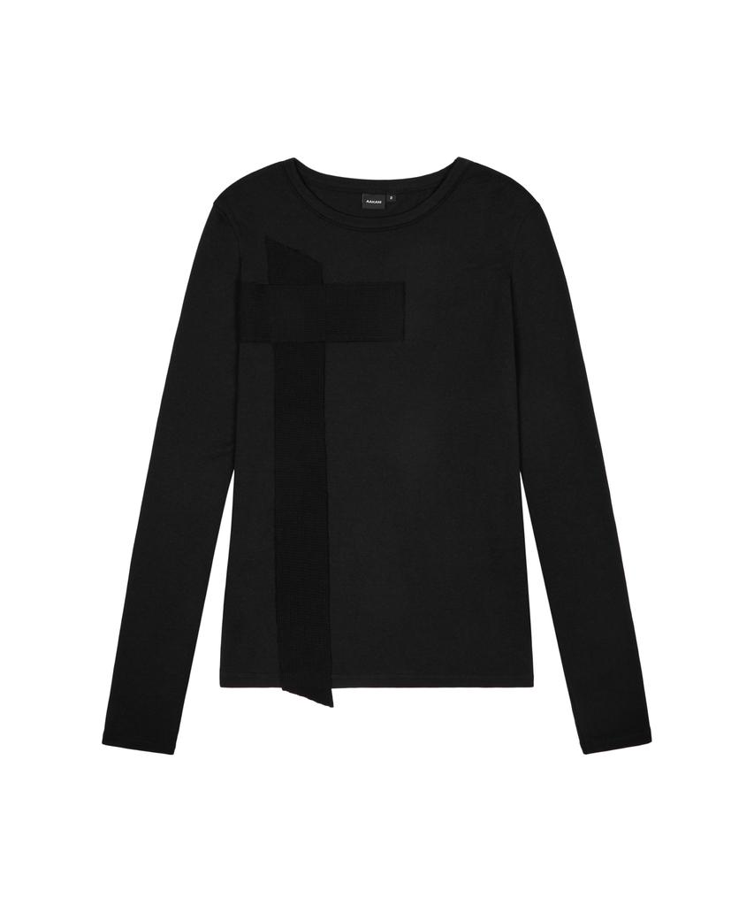 AAKAM Cross Patch Long Sleeve (Black)