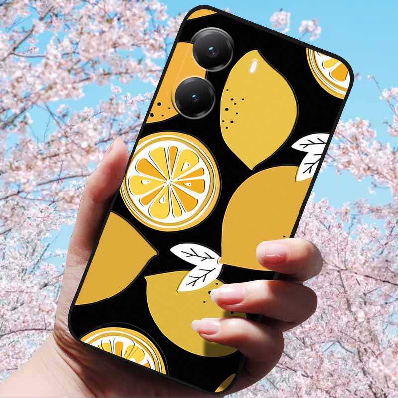 For Xiaomi Poco X7 Pro 3D Relief Flower Emboss Soft Silicone Case Cartoon Painted Back Cover for Poco X7 Pro with 3D Relief Case