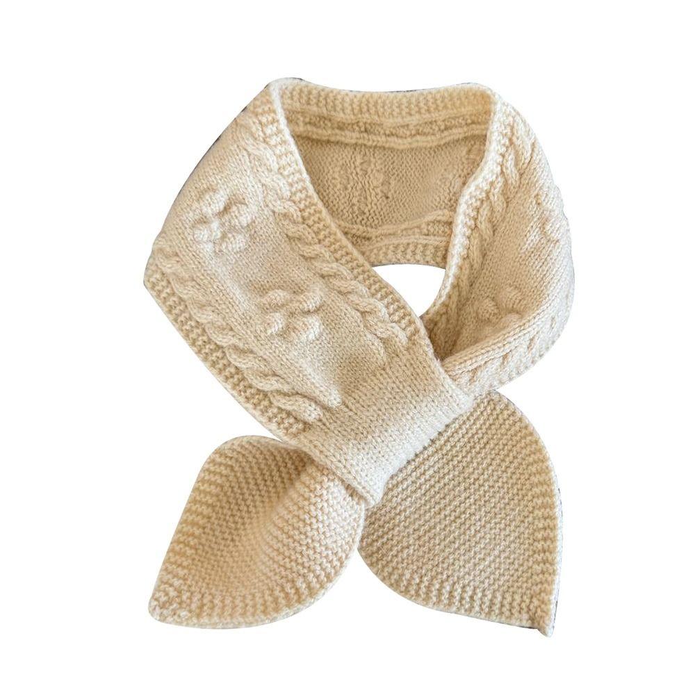 Silná dětská zimní šála Teplá pletená šála Jednoduchá dětská šála Venkovní