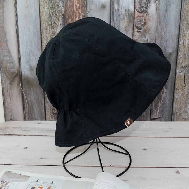 

Маленькая тканевая шляпа рыбака с этикеткой, двухсторонняя солнцезащитная шляпа, летняя солнцезащитная шляпа для женщин one size