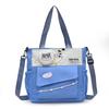 Trendy Large-Capacity Tutoring Shoulder Bag for Female Students