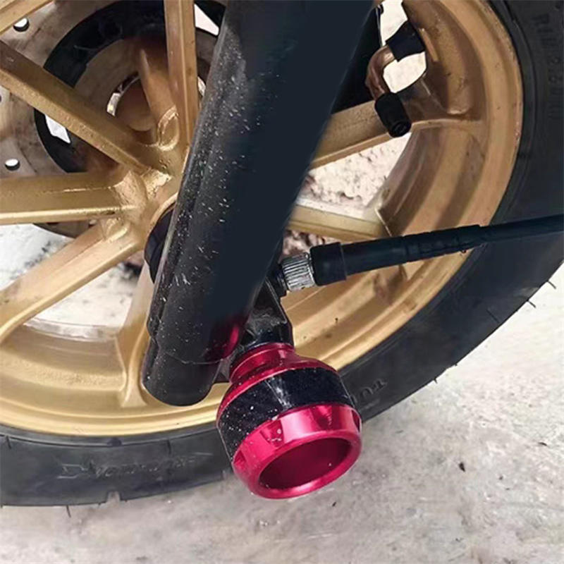 2 Peças Copo Antiderrapante para Motocicleta Liga de Alumínio Tampa da Mesa da Suspensão Dianteira da Motocicleta Protetor de Roda Anticolisão Acessório Modificado