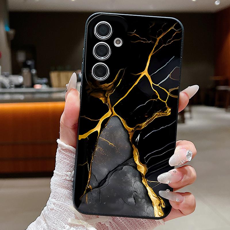 Funda con Patrón de Mármol Para Samsung S26 Ultra S25 Edge S24 S23 Plus S22 S21 FE A15 A16 A17 A35 A36 A54 A55 A56 A57 5G Textura de Cuero Funda Suave