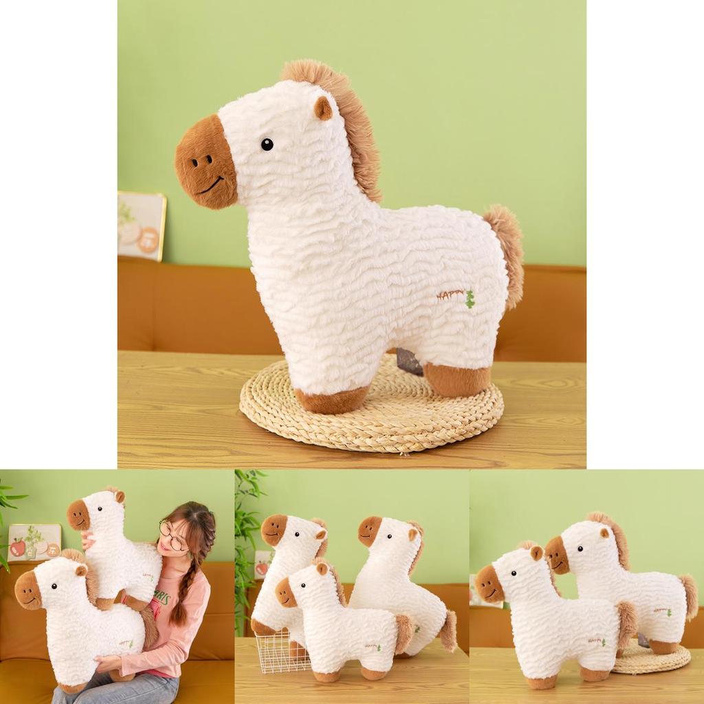 Plush Pony Toy For Kids With Pp Cotton Filling Perfect As Birthday Gift And Room Decor