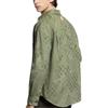 Louis Vuitton Shirts Men's Green Pointed Collar Moderate 1AJC48