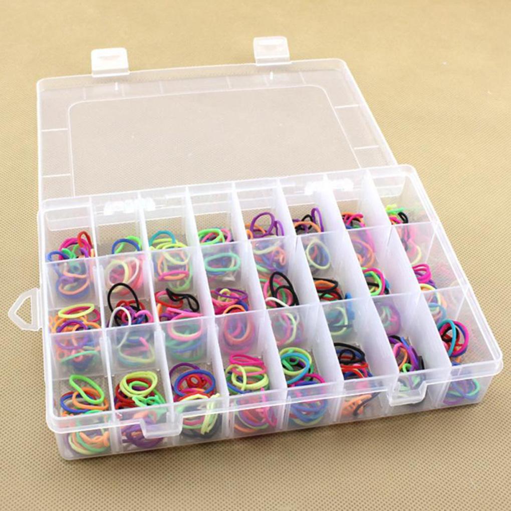 Storage Box Plastic Jewelry Accessory Containers DIY Component Holders Small Items Boxes Multi-grid Compartment Organizer Case