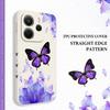 Purple Butterfly Phone Case For Xiaomi Redmi Note 14 13 12 12S 11 11S 10 10S Pro Plus 15 15C 14C 4G 5G Silicone Cover
