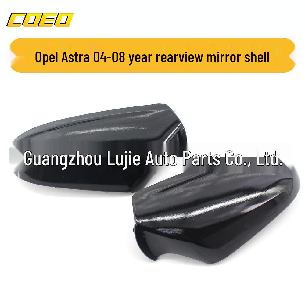 Gloss Black Rearview Mirror Shell for Opel Astra 2004-2008 (6428917/6428918)