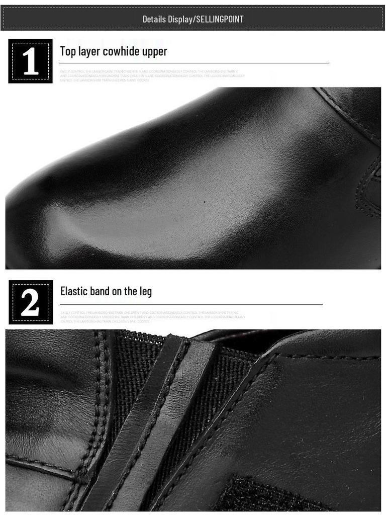 Extra Large Trendy Leather Business Casual Shoes