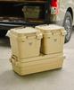 GORDON MILLER 40L Car Trunk Cargo Stacking Storage Box Organizer, Coyote Beige, with Lid, Large Capacity, Suitable for Outdoor Use, 1680033