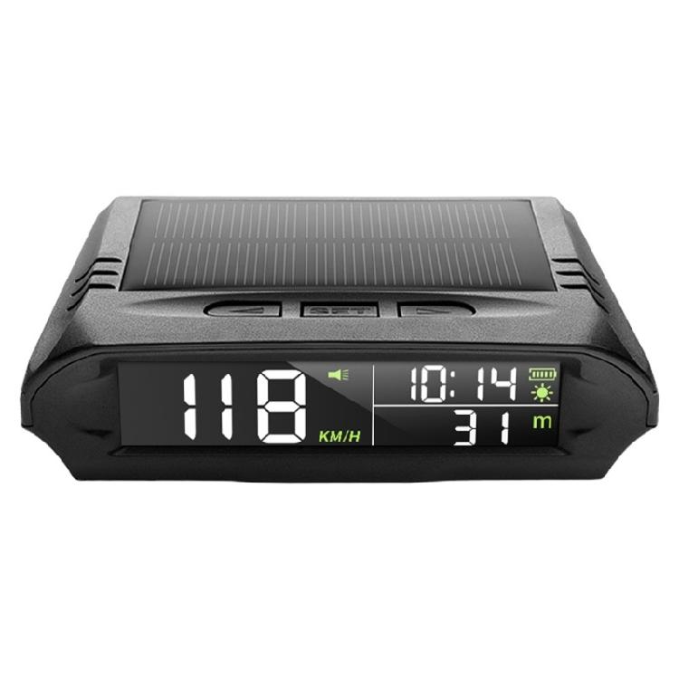 Digital Solar Energy HUD Display With 1000mAh Battery For Vehicle Real Time Information Automatic Brightness Adjustment